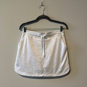 White slazenger golf skort